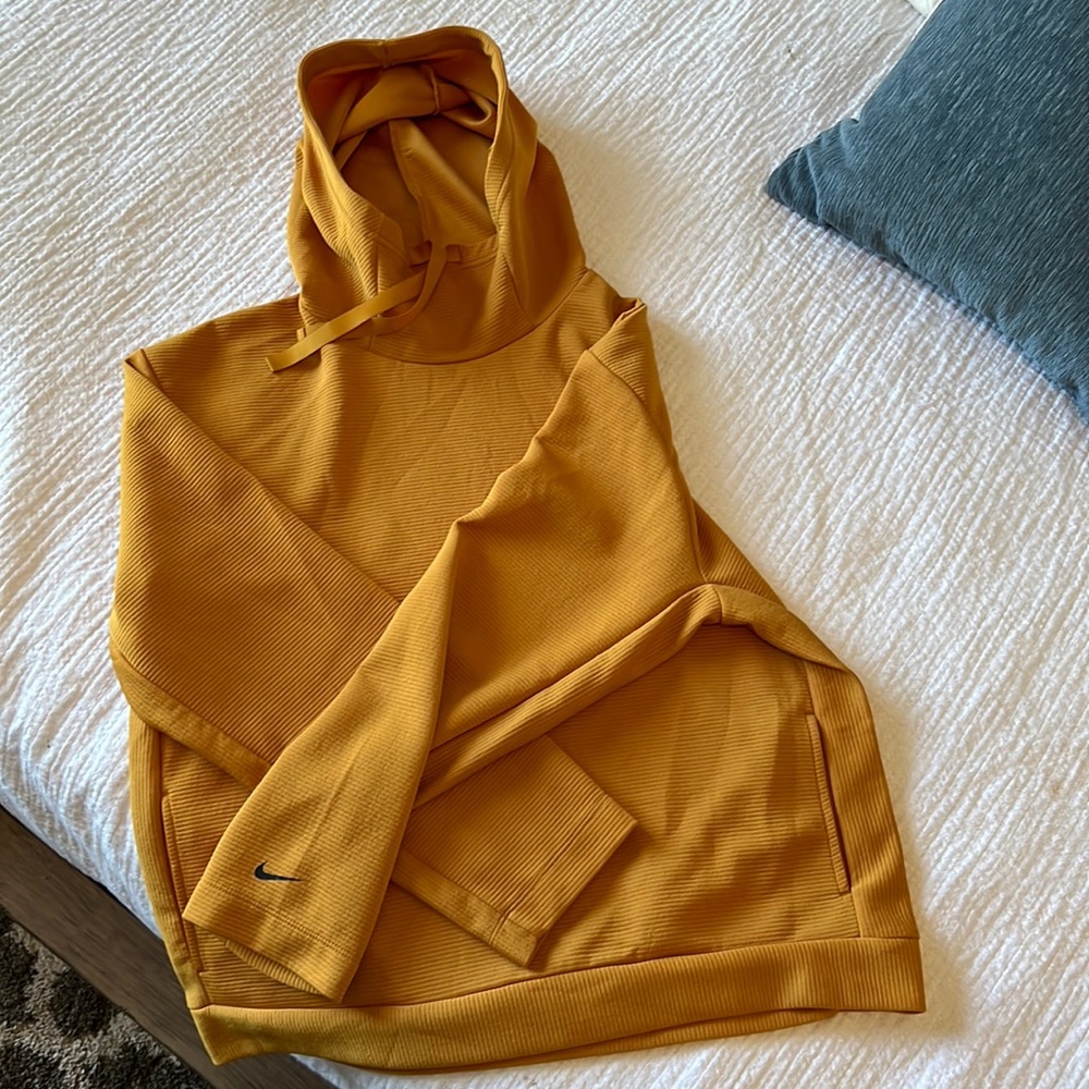 Nike mustard color sweater